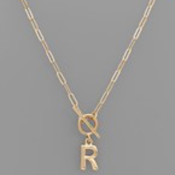 Inital Toggle Necklace - Picture 13 of 16